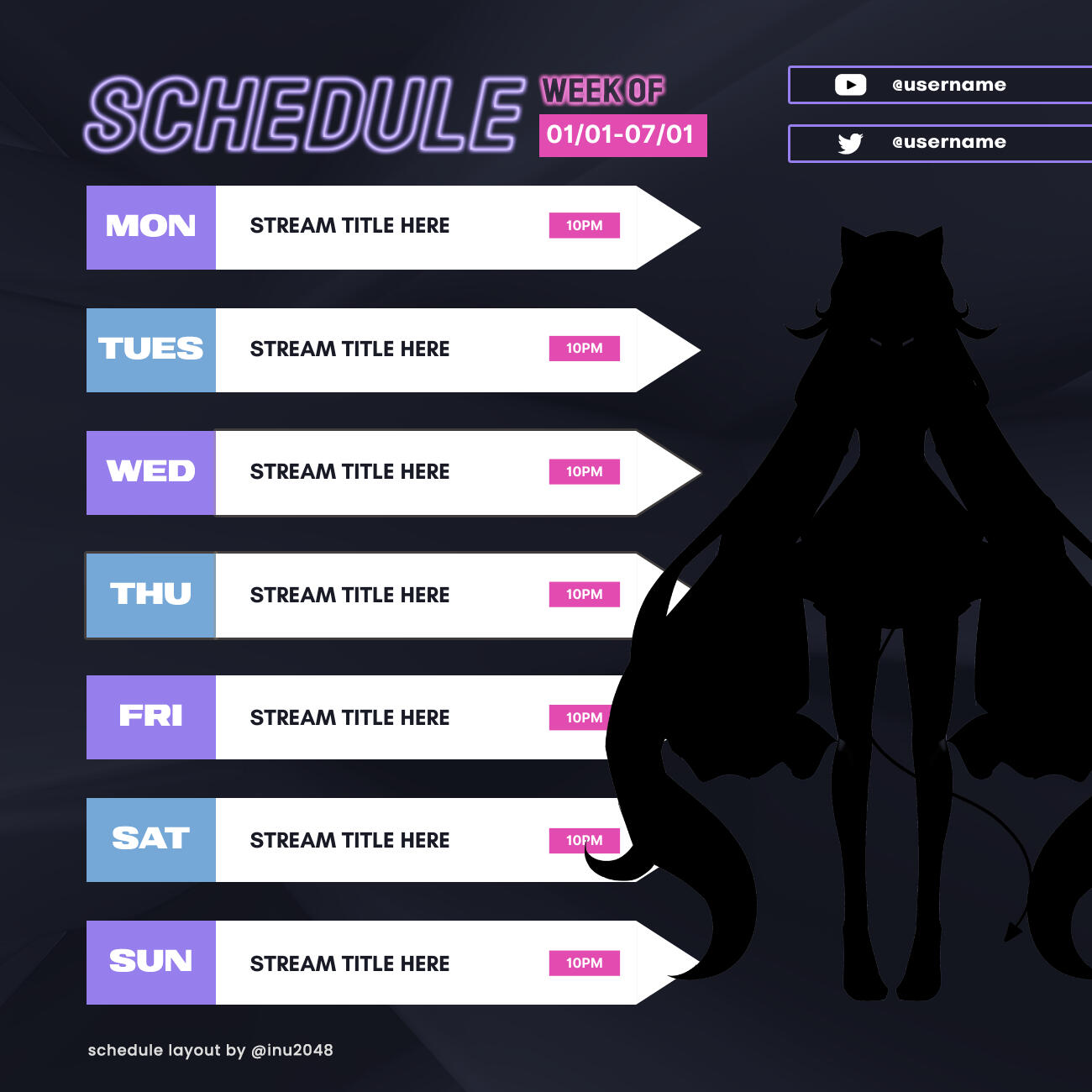 vtuber stream overlay chatting screen
