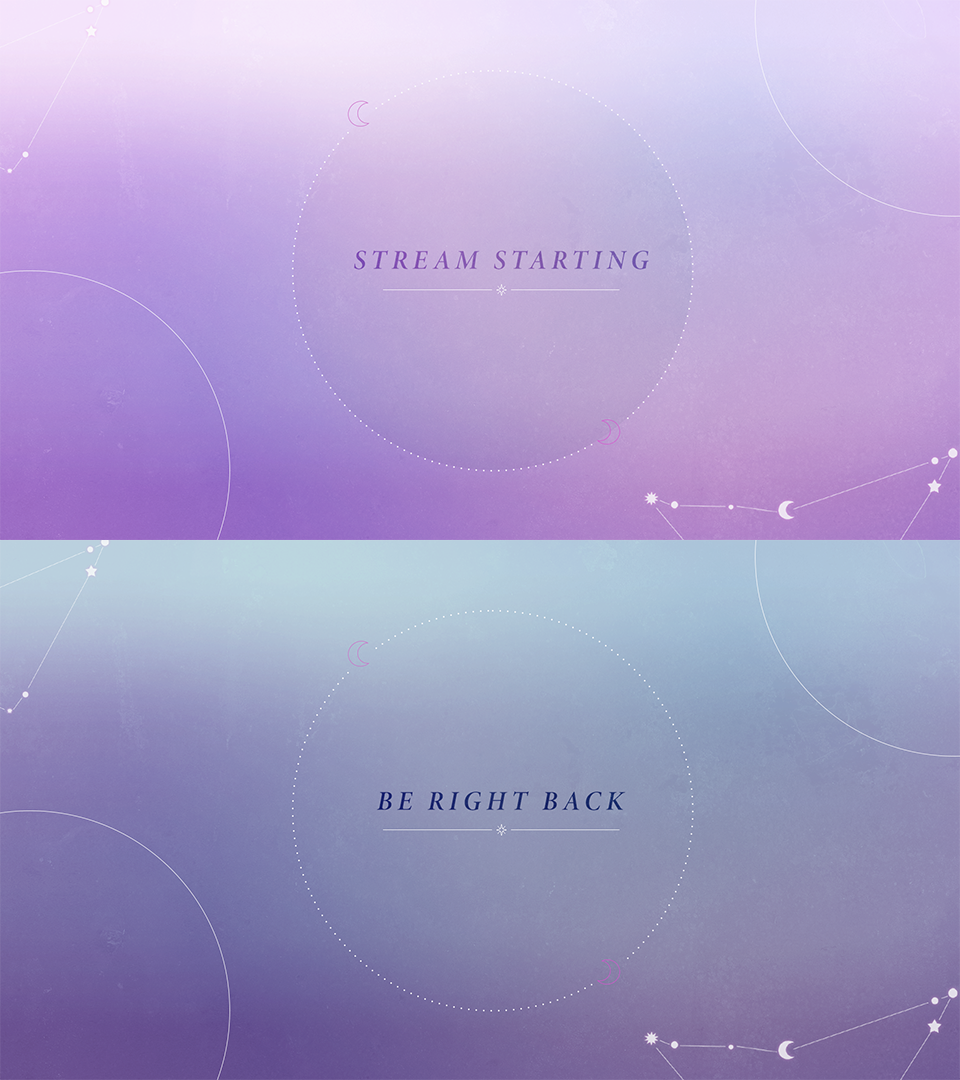 vtuber stream overlay chatting screen